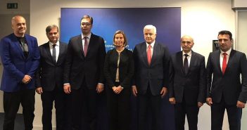 Federica Mogherini hosts an informal gathering with Prime Ministers of the Western Balkans partners